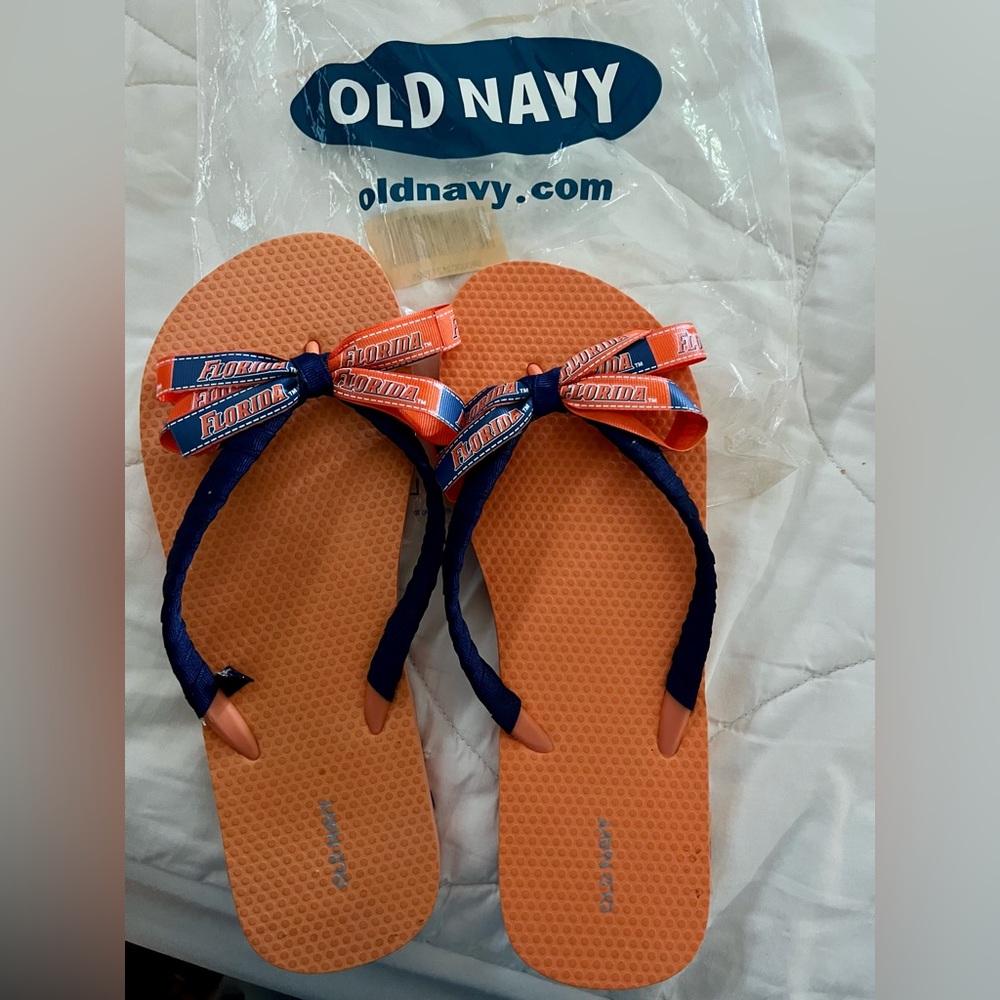 Florida Gators Flip Flops! Size 8